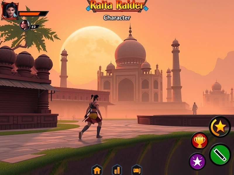 Raita Raider character progression screen showing upgrade options